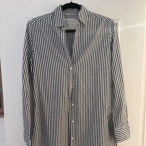 Grant and grace pinstripe button down size small